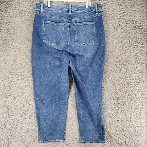 Lane Bryant Jeans Womens 20 Medium Wash Stretch High Rise Straight*GUC* - Picture 9 of 12